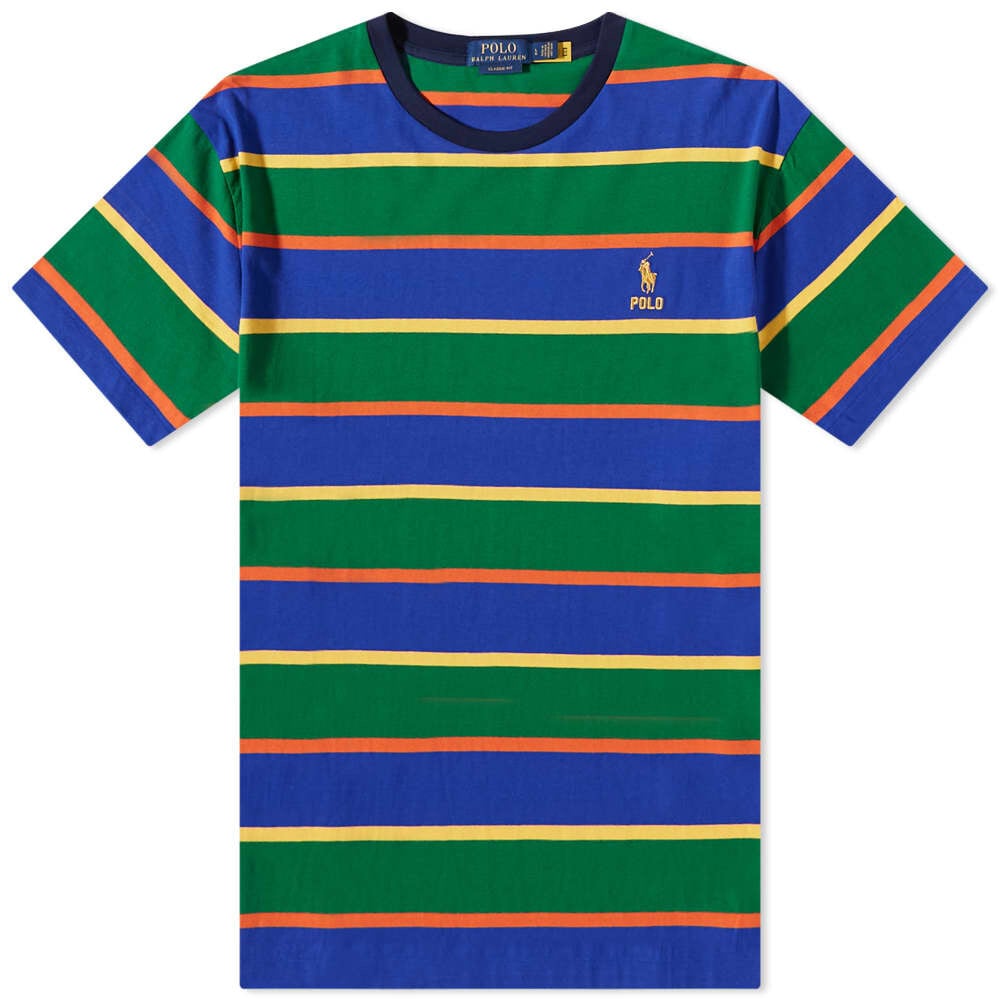 

Футболка Polo Ralph Lauren Block Multistriped Tee, Синий