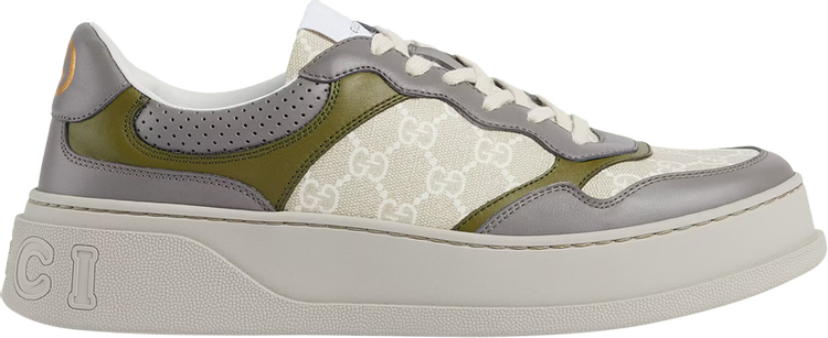 Кроссовки Gucci GG Sneaker White Beige, белый - фото