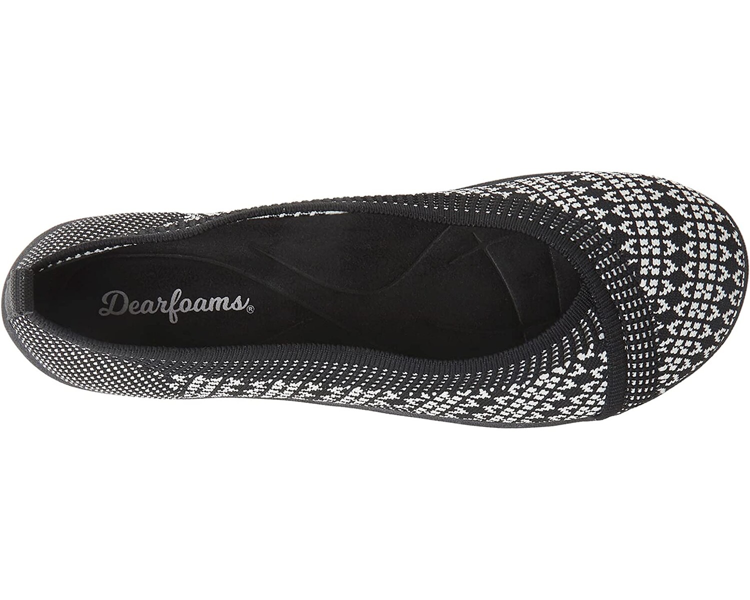 

Туфли на плоской подошве Nadia Ballet Flat Original Comfort by Dearfoams, черный