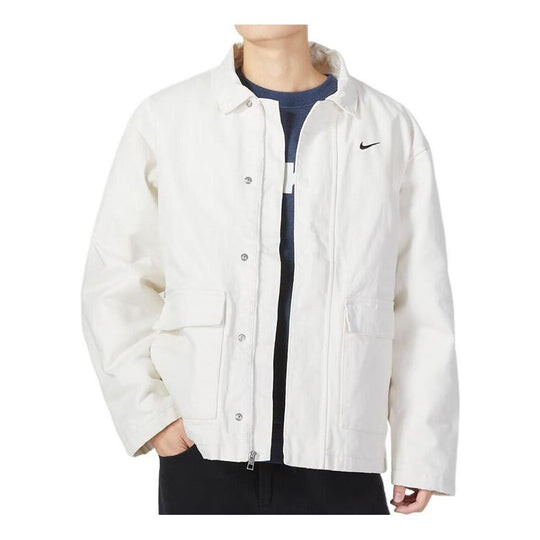 

Куртка Nike utility pocket coach jacket 'White' DQ4939-030, белый