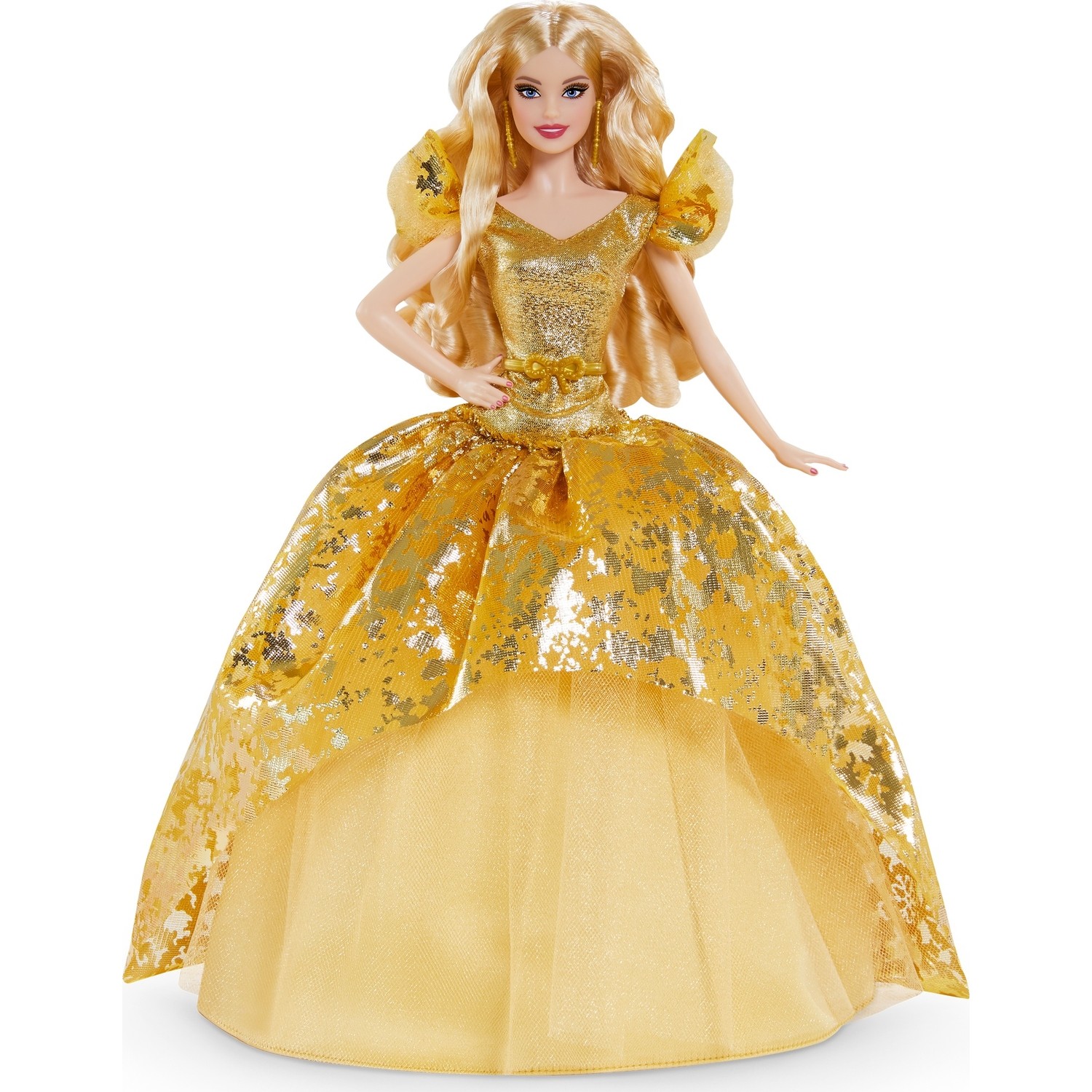 Кукла Barbie новогодняя pop the bubbly glitter happy new year bunting gold