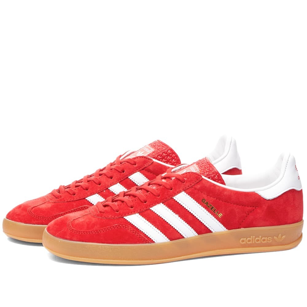 

Мужские кроссовки Adidas Gazelle Indoor, красный/белый