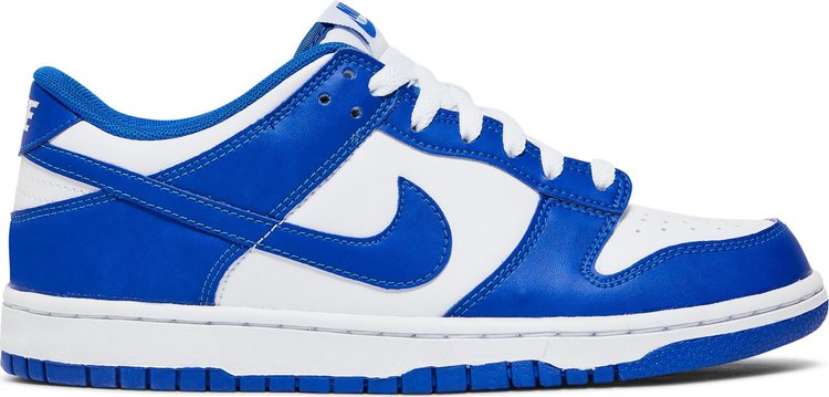 Кроссовки Nike Dunk Low GS 'Racer Blue', синий - фото