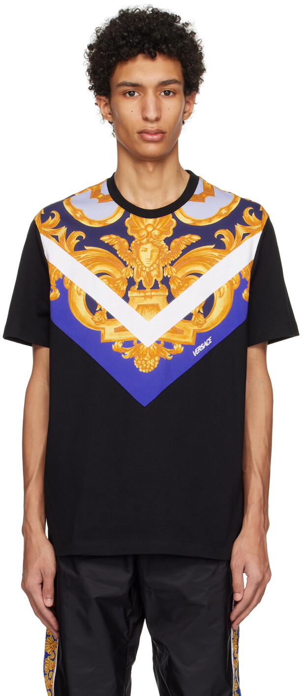 

Черная футболка Barocco 660 Versace