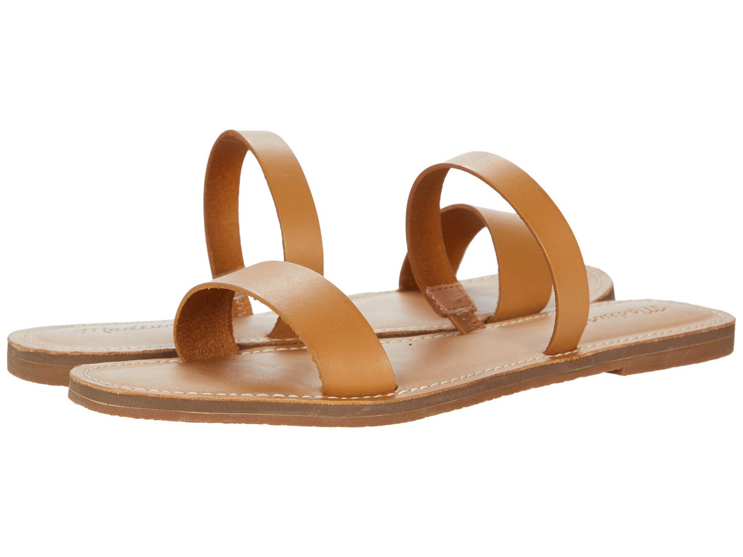 

Шлепанцы Madewell, The Boardwalk Double-Strap Slide Sandal