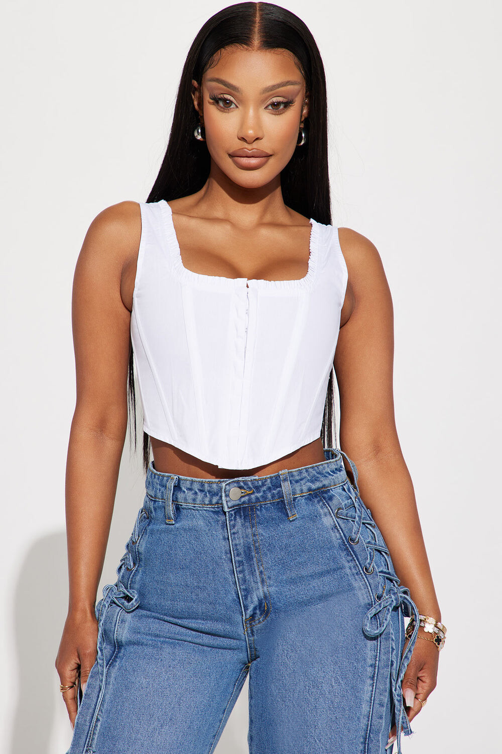 

Топ Fashion Nova B18208, белый