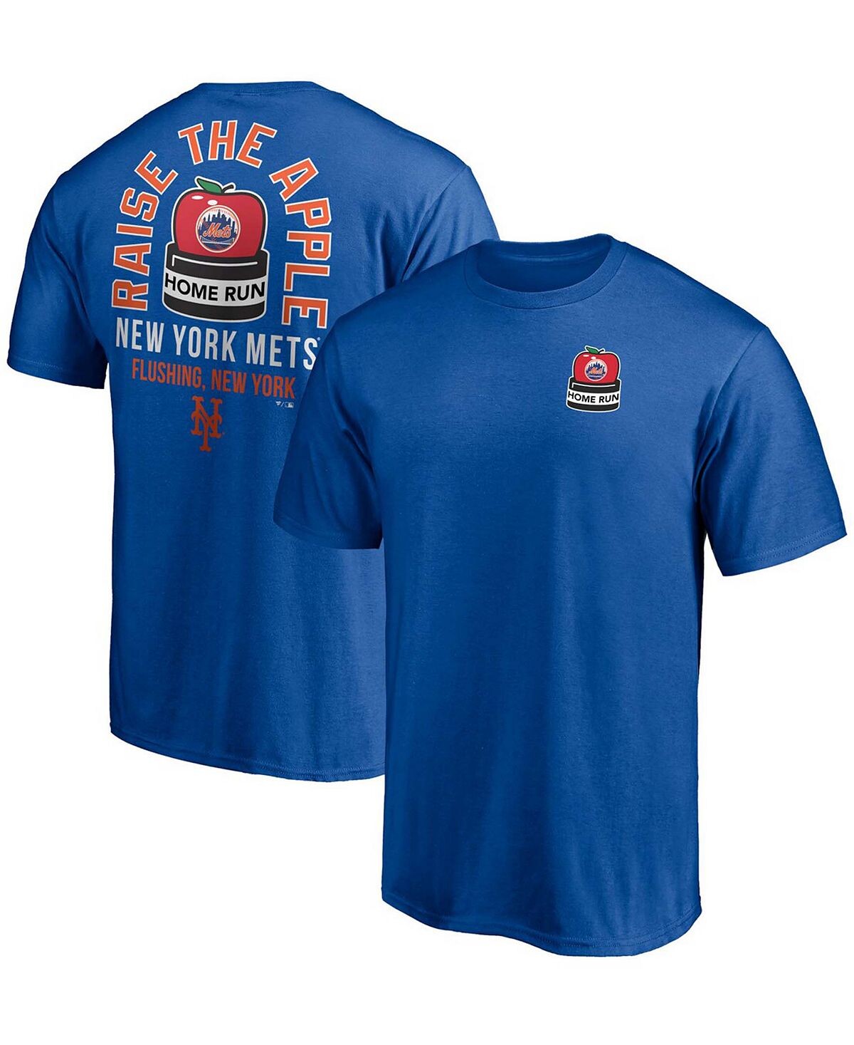 

Мужская футболка royal new york mets raise the apple hometown Fanatics