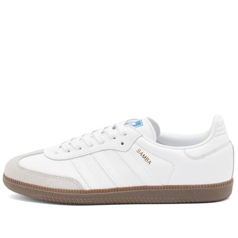 

Кеды Adidas Samba OG, белый/серый/коричневый
