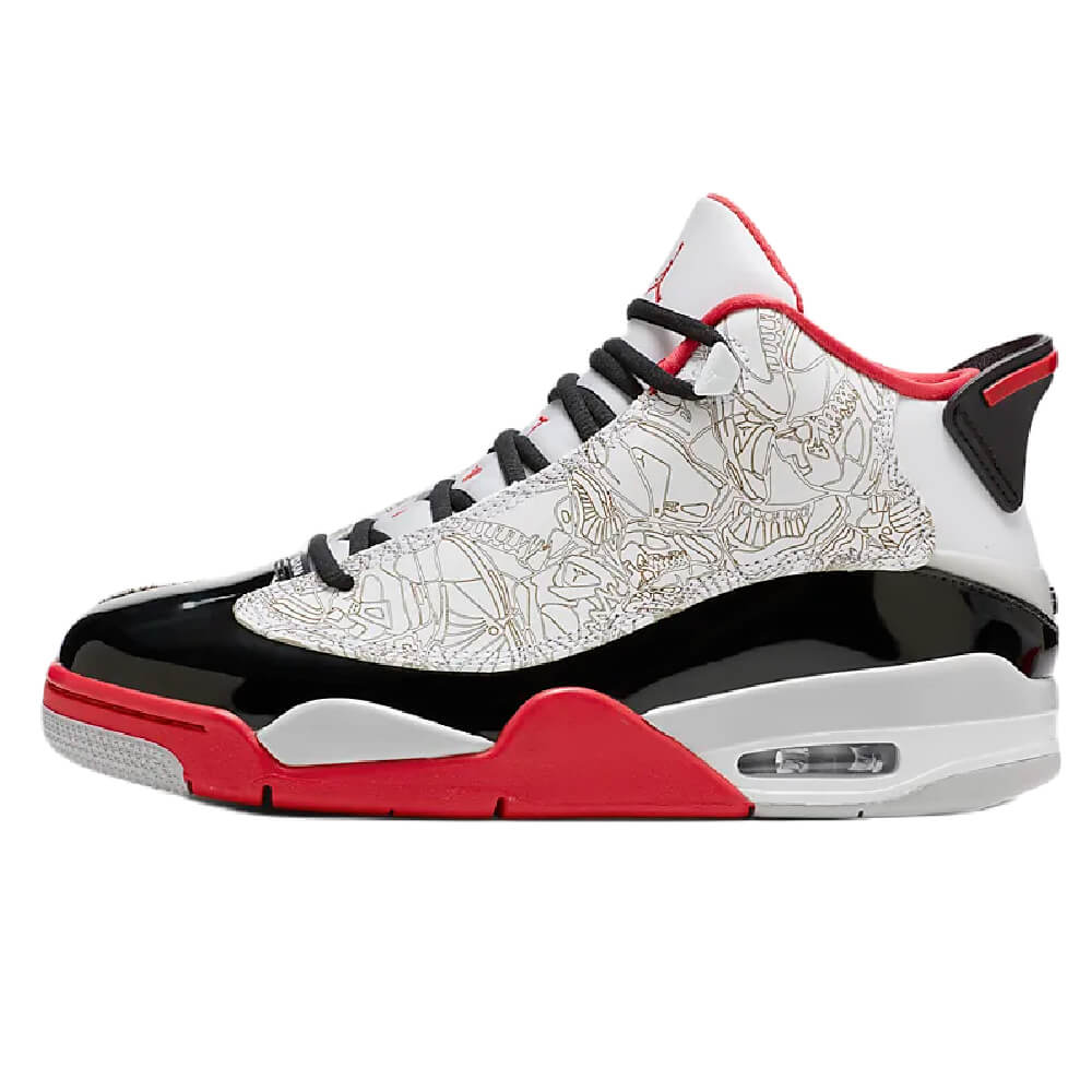 Кроссовки Nike Air Jordan Dub Zero, красный/черный/белый nba basketball air jordan hoodie