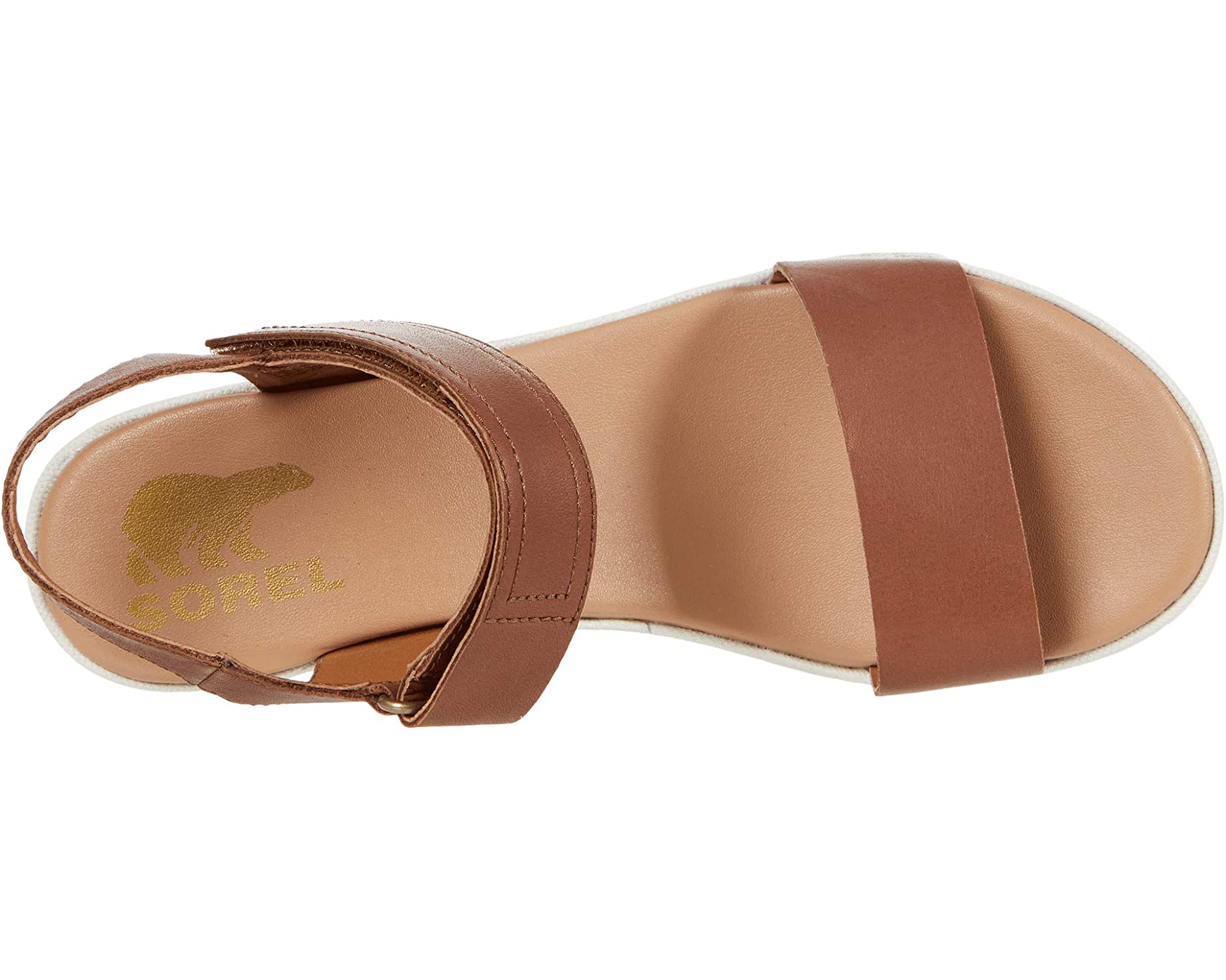 

Туфли на каблуках Cameron Wedge Sandal SOREL, бархатный загар