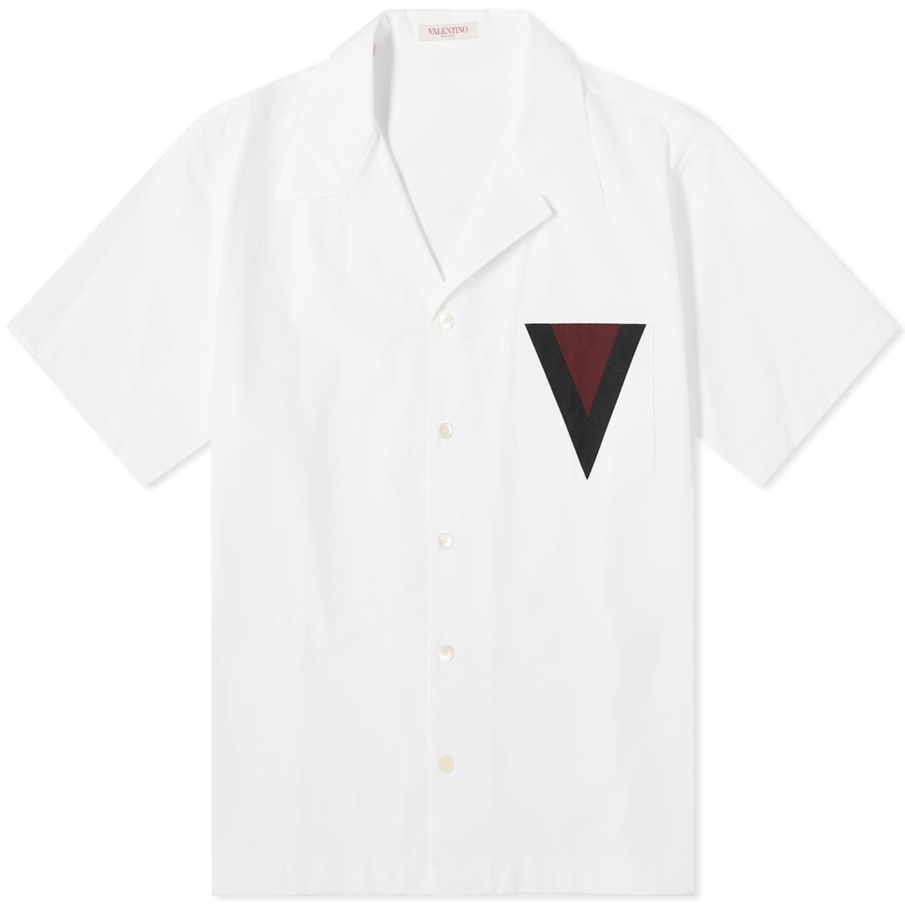 Рубашка Valentino V Logo Vacation, белый рубашка valentino v logo nylon overshirt черный