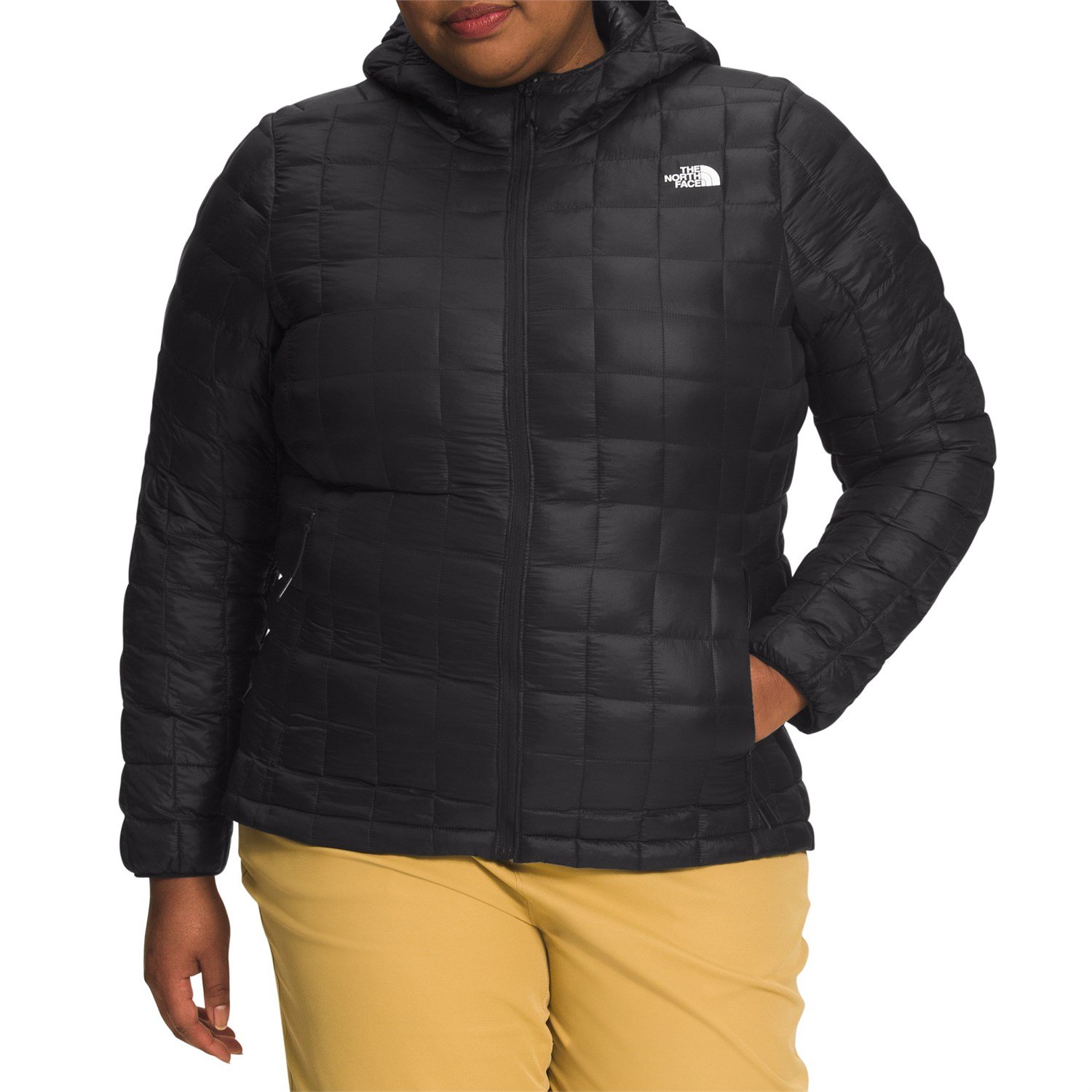 Толстовка The North Face ThermoBall Eco 2.0 Plus, черный - фото