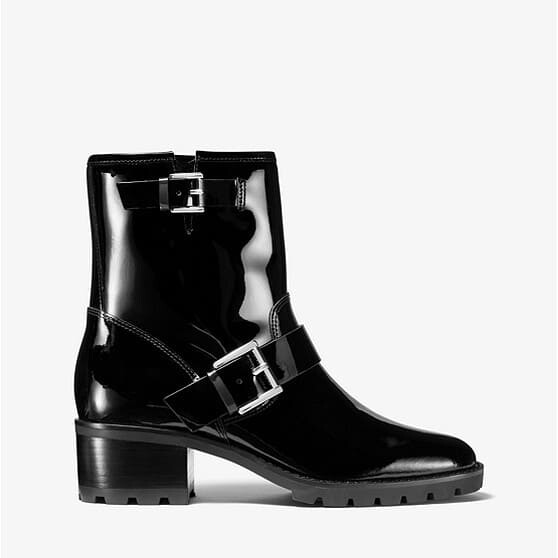 

Ботинки MICHAEL Michael Kors Bronwyn Patent Leather Moto Boot, черный