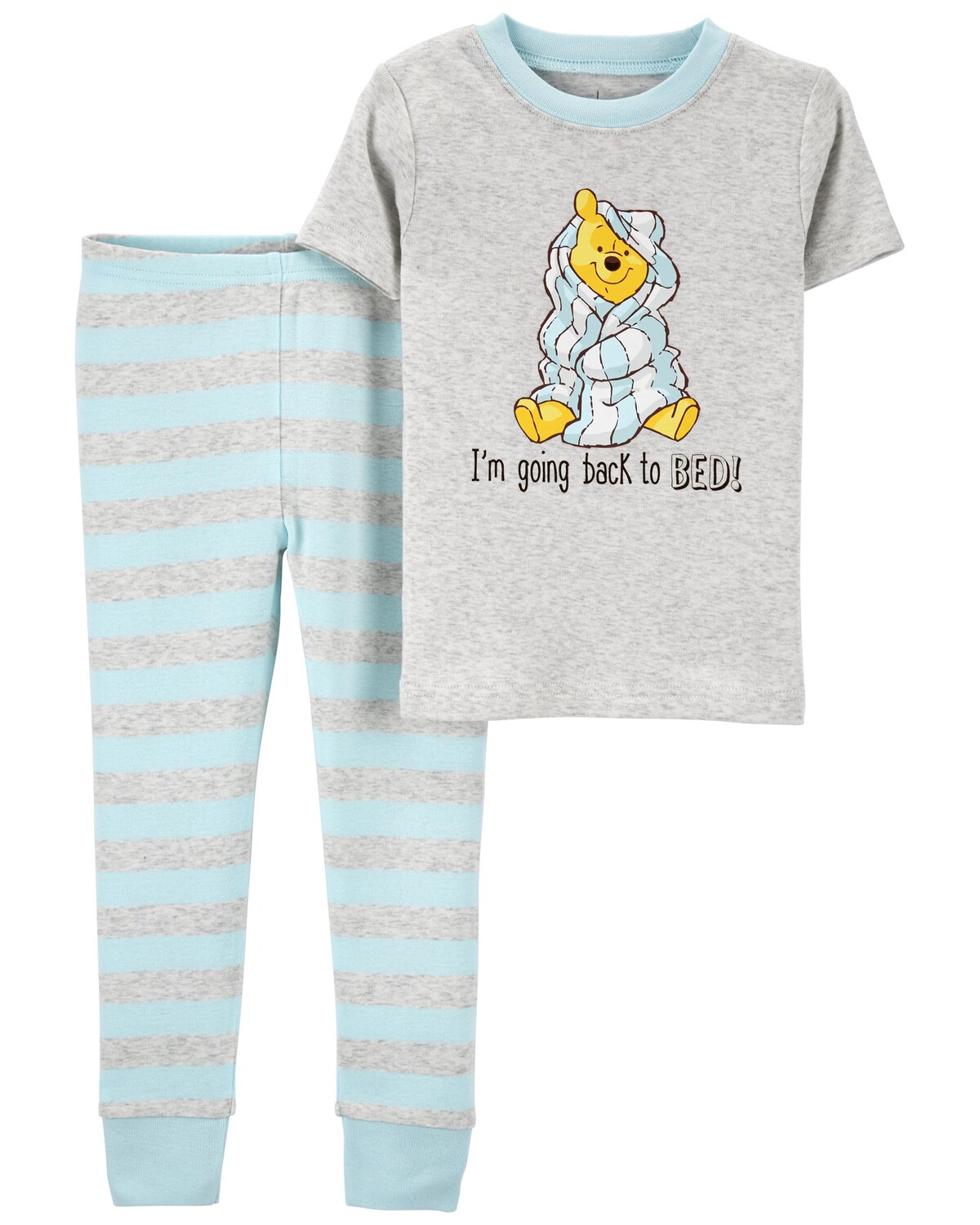 

Детские пижамы Disney Winnie The Pooh из 100% хлопка с облегающим кроем Carter's, синий