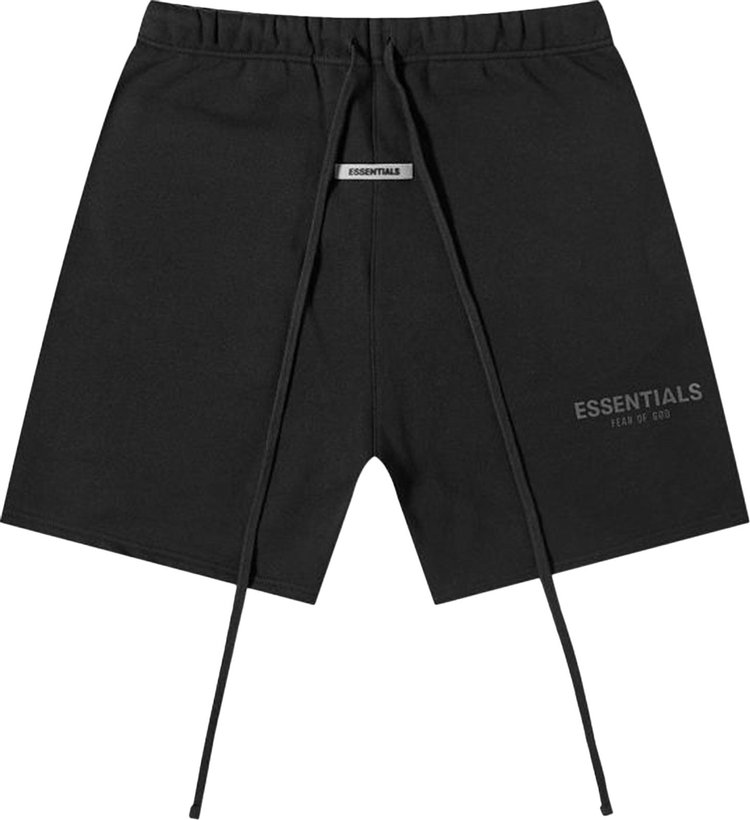 Шорты Fear of God Essentials Sweat Shorts 'Black', черный - фото