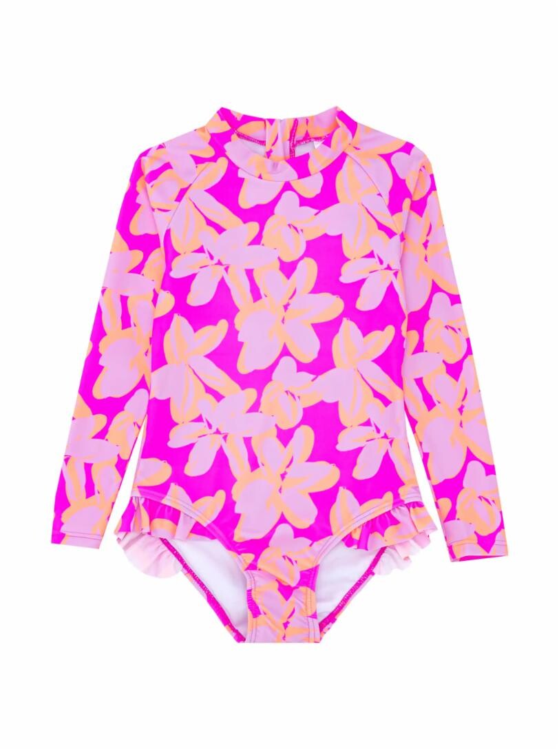 

Слитный купальник Hibiscus hype LS surf Snapper Rock