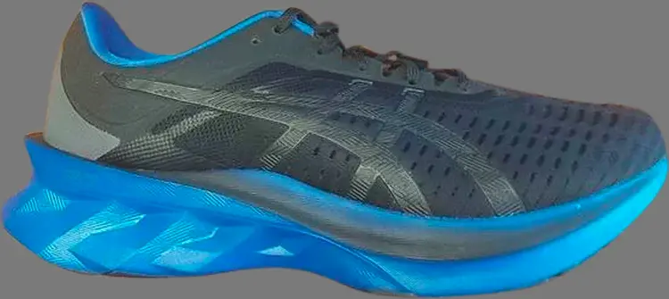 

Кроссовки novablast 'black blue' Asics, черный