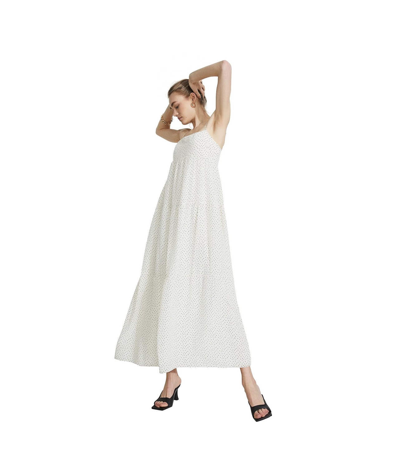 

Платье Bardot, Tiered Midi Dress