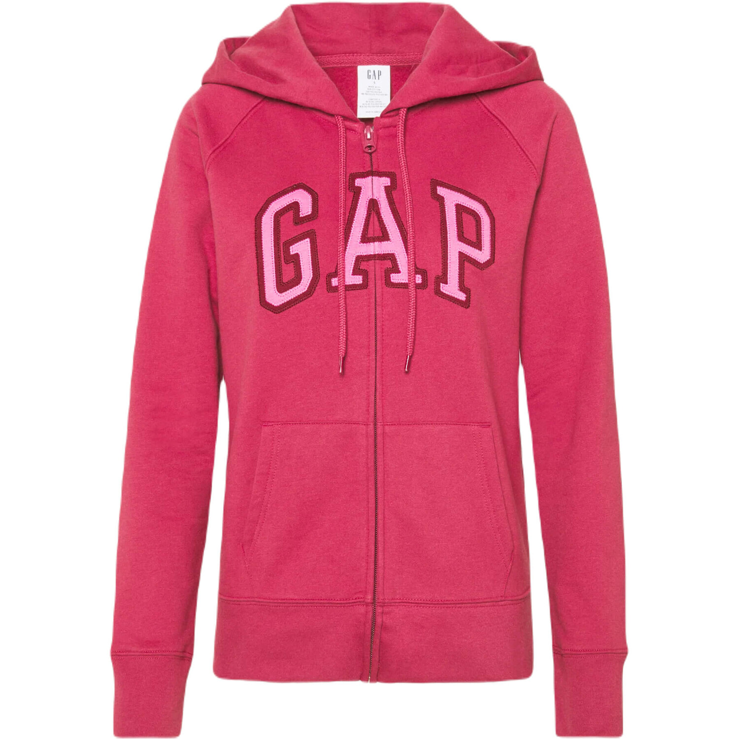 

Толстовка на молнии GAP, малиновый/розовый
