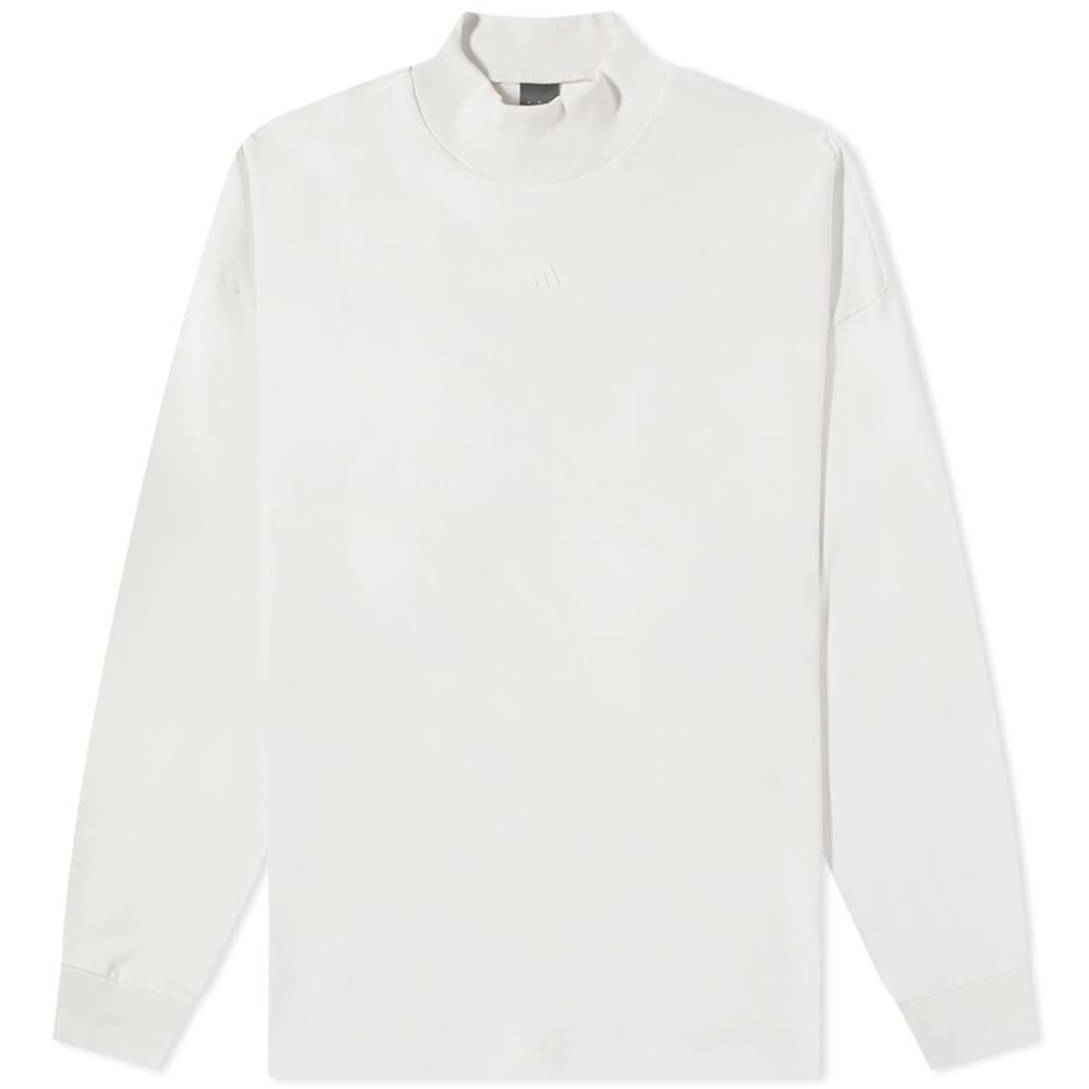 

Толстовка Adidas Basketball Long Sleeve Back Logo, белый