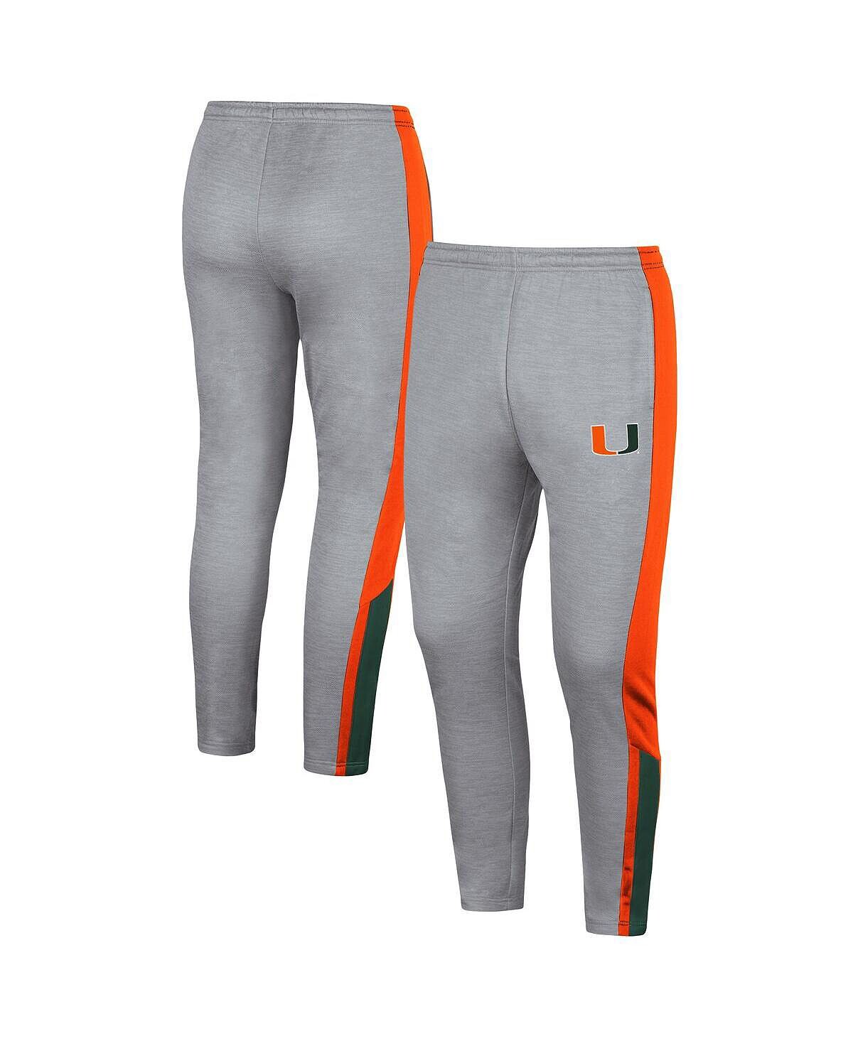 

Мужские серые брюки miami hurricanes up top Colosseum, серый