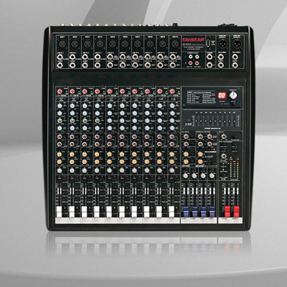 

Стереофонический микшер Takstar XR-1016FX 16-канальный с двойными эффектами