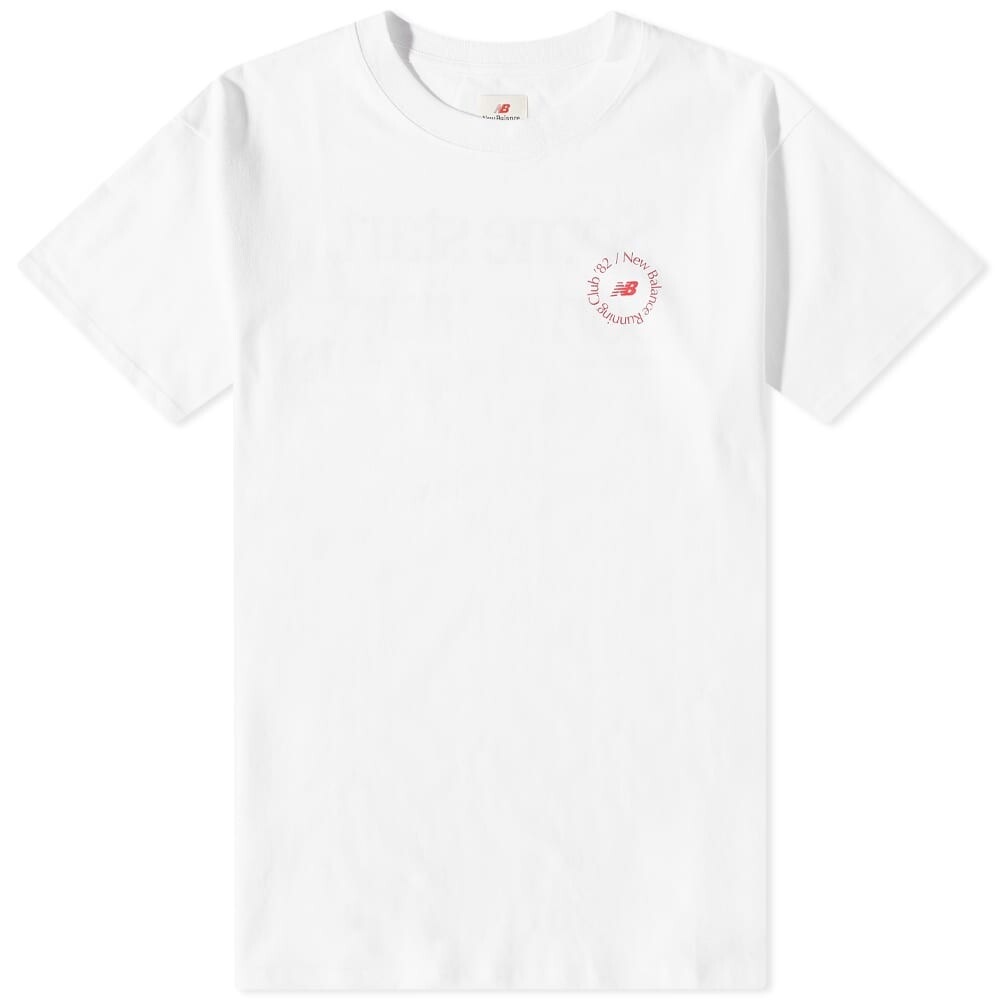 

Футболка New Balance Made in USA Run Club Tee, Белый