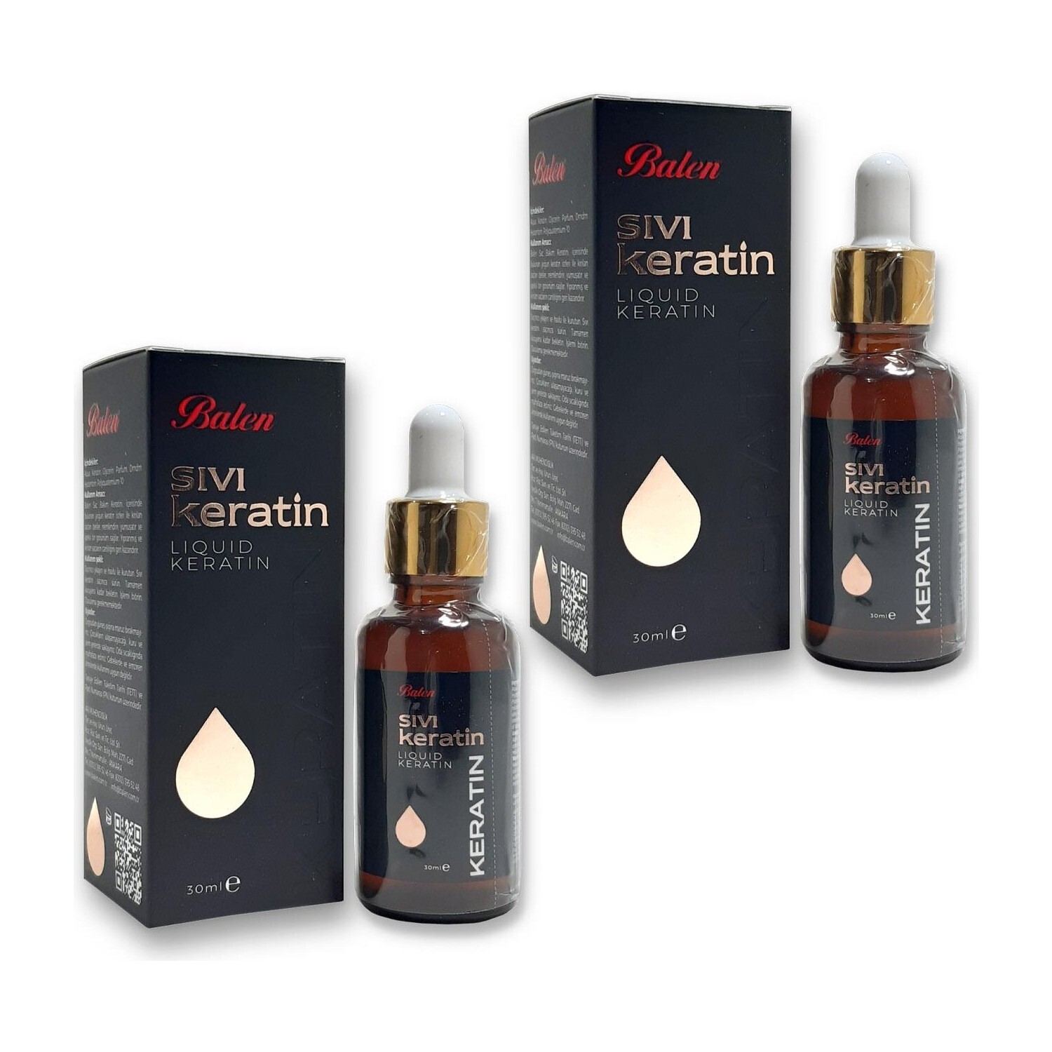 

Жидкий кератин Balen Liquid Keratin, 2 упаковки по 30 мл