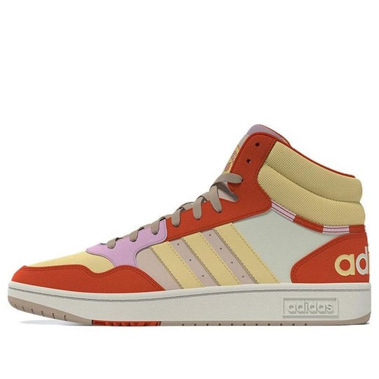 Кроссовки (WMNS) Adidas neo Hoops 3.0 MID 'Orange Yellow' FZ6573, оранжевый кроссовки adidas kids hoops mid