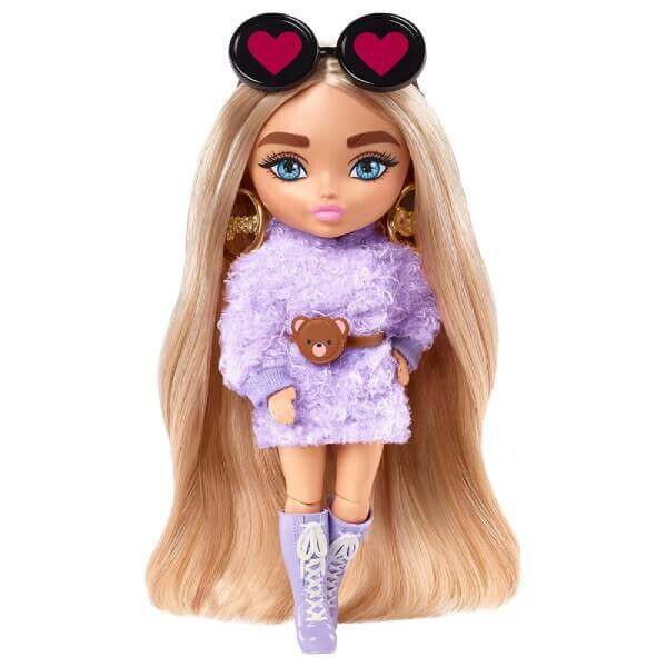 

Кукла Barbie Extra Mini Doll Blonde Pigtails Purple Hoodie