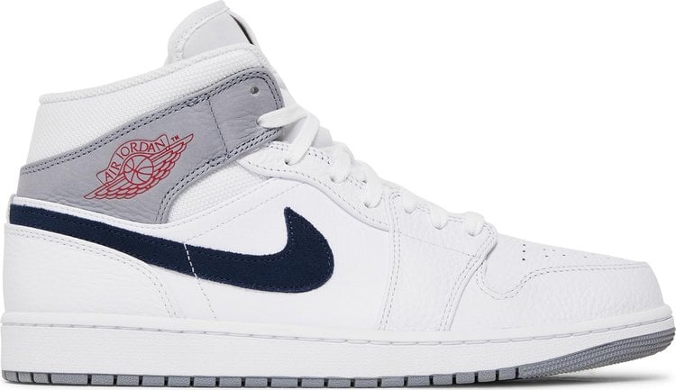 

Кроссовки Air Jordan 1 Mid Paris, белый