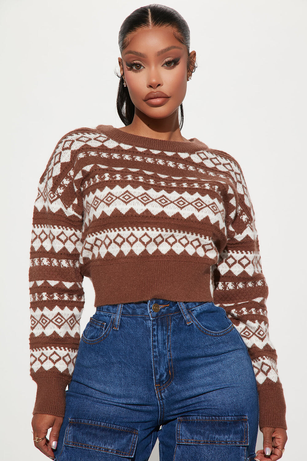 

Свитер Fashion Nova IE3732A, коричневый