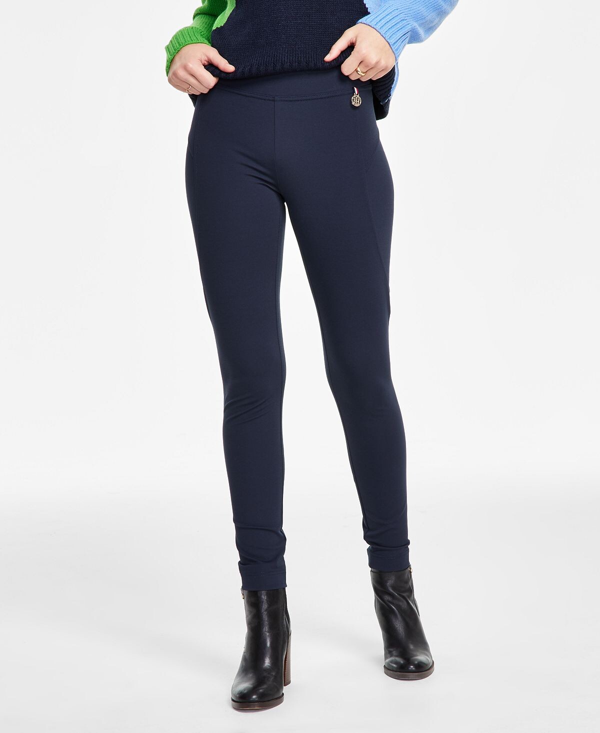 

Женские легкие брюки понте th flex Tommy Hilfiger, мульти