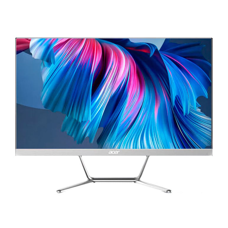 Моноблок Acer Hummingbird A24 All-In-One, 23,8", 32Гб/1Тб, i7-12700, UHD 770, серебристый - фото