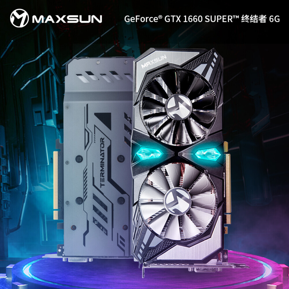 

Видеокарта Maxsun GeForce GTX1660 Super Terminator GDDR6 6GB APEX Hero