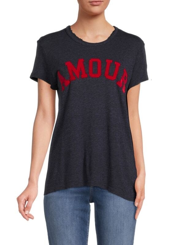 

Футболка ZADIG & VOLTAIRE Amour, ink