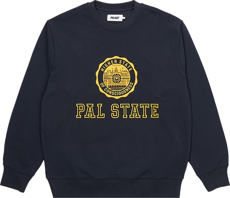 

Толстовка Palace Pal State Crew 'Navy', синий