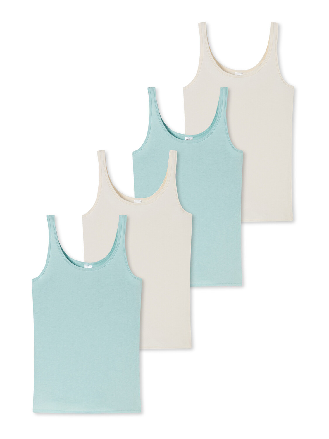 

Топ Schiesser Träger Modal Essentials, цвет sand, blau
