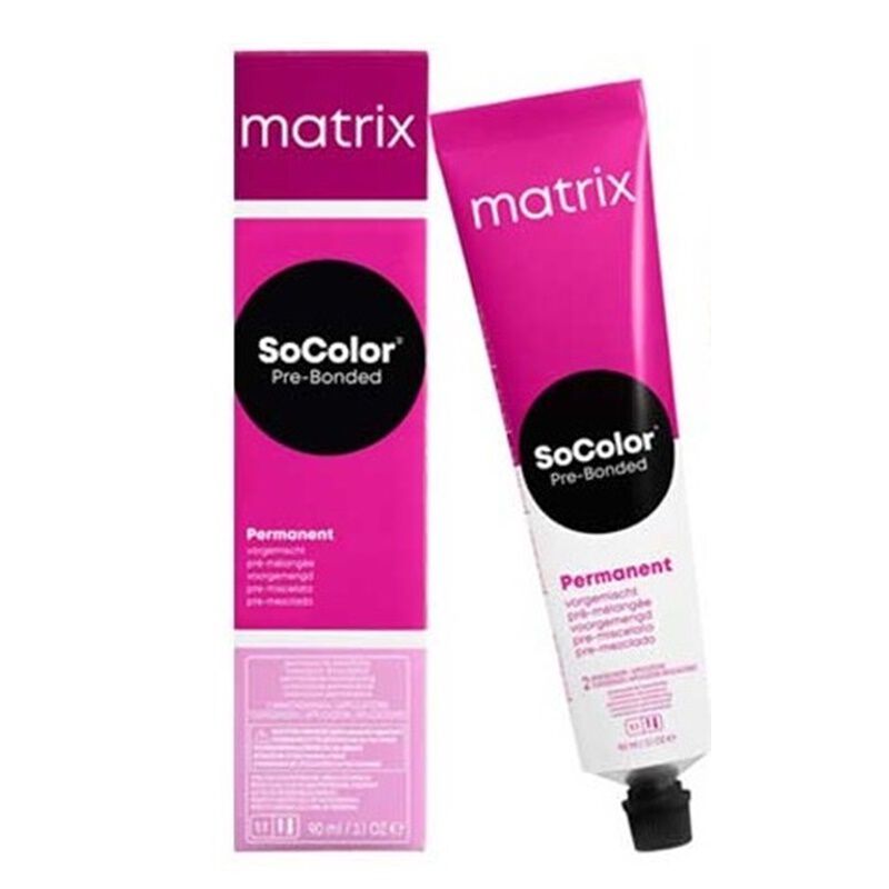 цена Стойкая краска для волос 4н Matrix Socolor Pre-Bonded, 90 мл