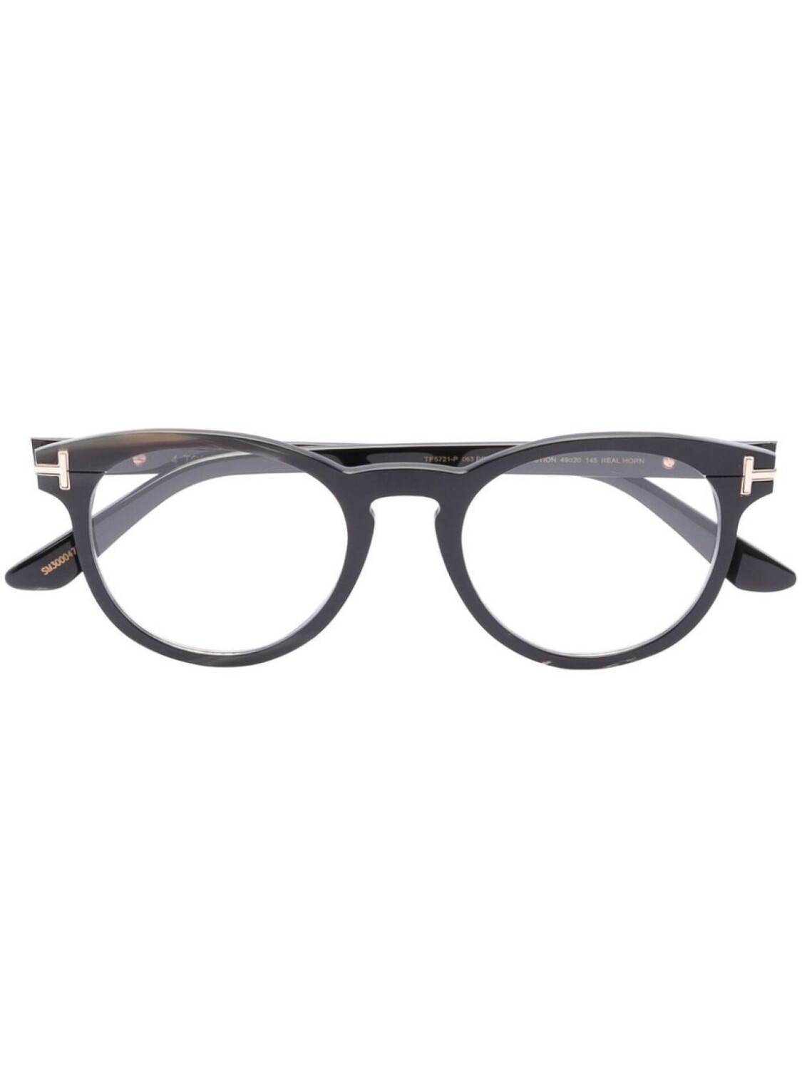 

TOM FORD Eyewear очки в круглой оправе, черный