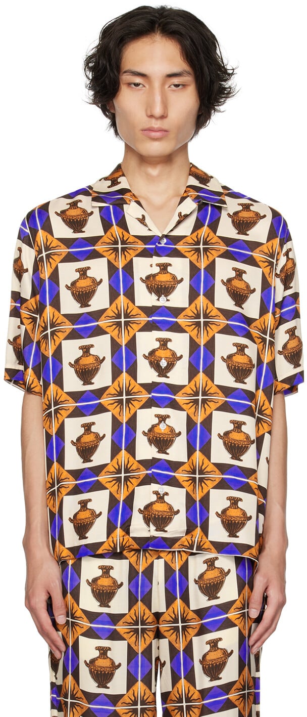 

Разноцветная рубашка La Chemise Vase Drole De Monsieur