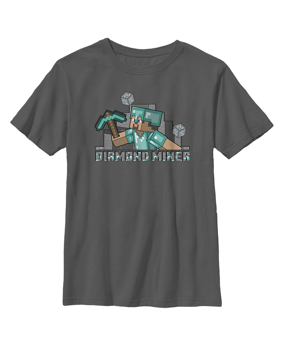 

Детская футболка Minecraft Diamond Miner для мальчика Microsoft