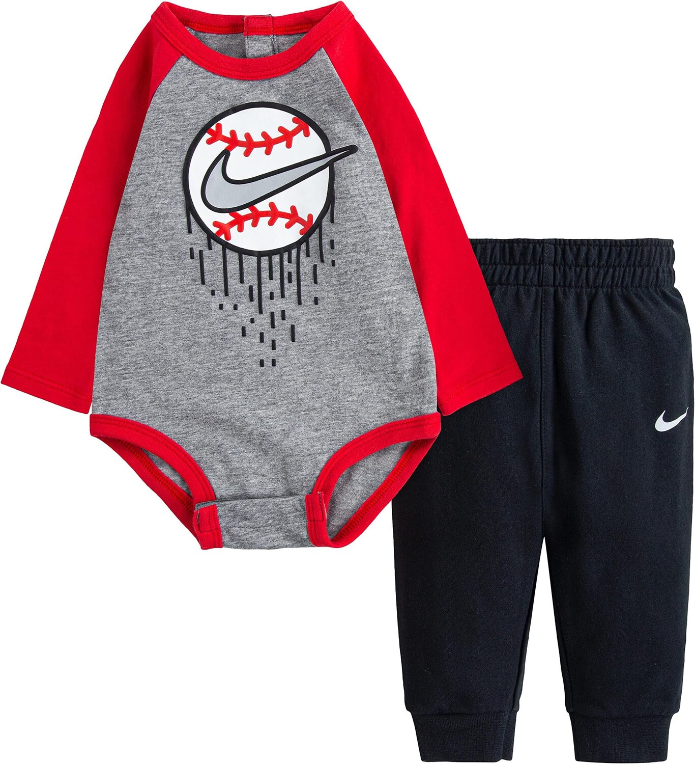 

Детский набор Nike Sportball Bodysuit Pants Set, цвет Black 1