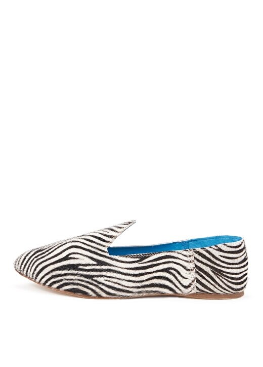 

Кожаные черно-белые женские лоферы LA ZEBRA Osay, черно-белый