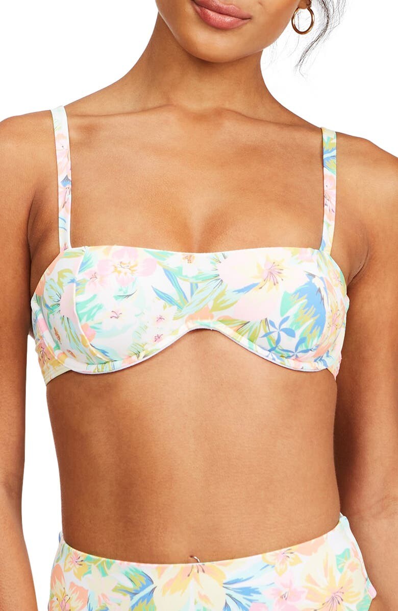 

Лиф бикини из переработанной смеси на косточках Sweet Tropics BILLABONG, Коричневый