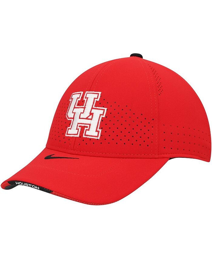 

Регулируемая шапка Red Houston Cougars для больших мальчиков и девочек 2023 Sideline Legacy91 Nike, красный