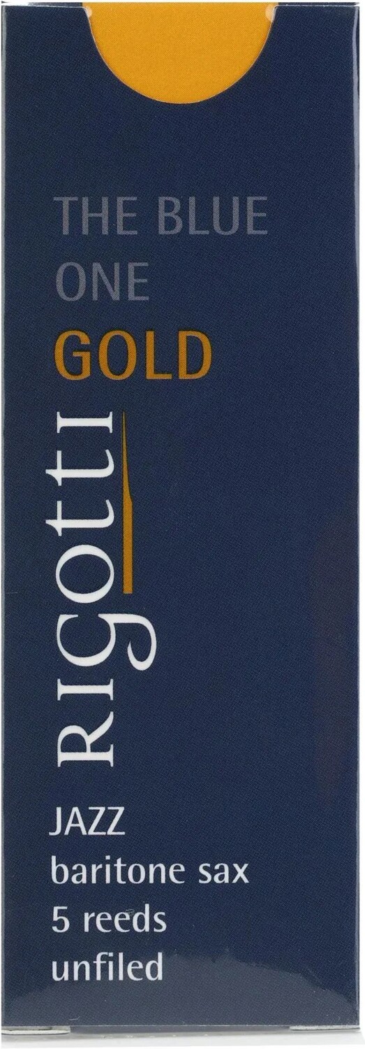 

Трости для саксофона Rigotti RG5.JSB Gold Jazz Baritone — 2 средних трости (5 шт. в упаковке)