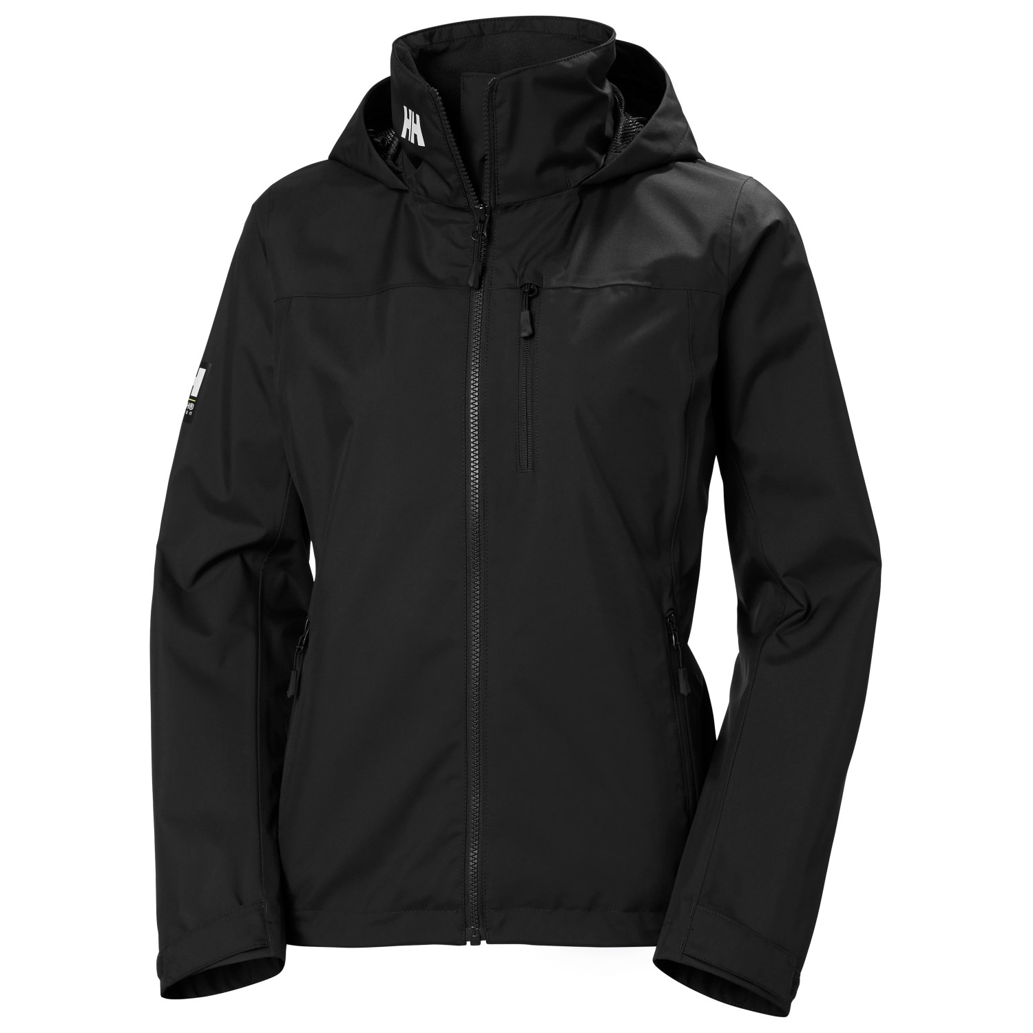 куртка motionista 3l shell jacket helly hansen цвет terrazzo Дождевик Helly Hansen Women's Crew Hooded 2 0, черный