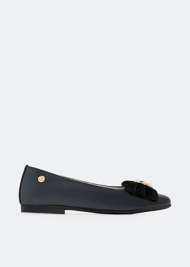 

Балетки Andanines Bow Ballerinas, черный