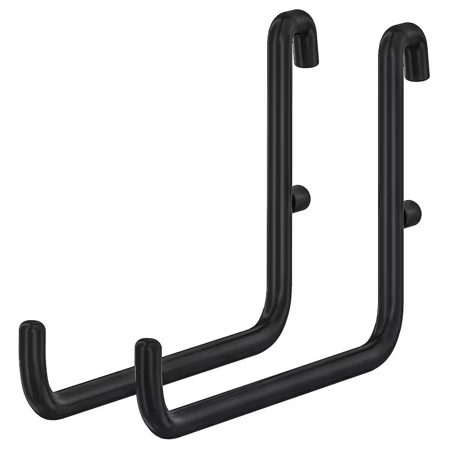 Крючки Ikea Skadis 2 шт, черный